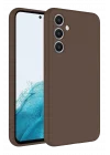 Mey İthalat®  Samsung Galaxy A16 5G Kılıf First Silikon - Kahverengi