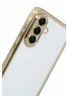 Mey İthalat®  Samsung Galaxy A17 5G  Lensli Silikon - Gold