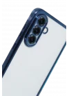 Mey İthalat®  Samsung Galaxy A17 5G  Lensli Silikon - Lacivert