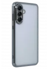 Mey İthalat®  Samsung Galaxy A17 5G  Lensli Silikon - Titan Gri