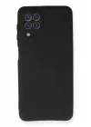 Mey İthalat®  Samsung Galaxy A22 Kılıf First Silikon - Siyah