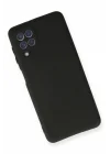 Mey İthalat®  Samsung Galaxy A22 Kılıf First Silikon - Siyah
