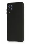 Mey İthalat®  Samsung Galaxy A22 Kılıf First Silikon - Siyah