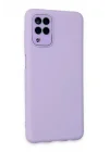 Mey İthalat®  Samsung Galaxy A22 Kılıf Lansman Glass Kapak - Lila