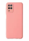 Mey İthalat®  Samsung Galaxy A22 Kılıf Lansman Glass Kapak - Pembe