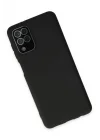 Mey İthalat®  Samsung Galaxy A22 Kılıf Lansman Glass Kapak - Siyah