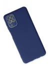 Mey İthalat®  Samsung Galaxy A22 Kılıf Lansman Glass Kapak - Sky Blue