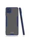 Mey İthalat®  Samsung Galaxy A22 Kılıf Platin Silikon - Lacivert