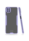 Mey İthalat®  Samsung Galaxy A22 Kılıf Platin Silikon - Lila