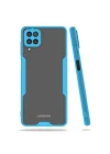 Mey İthalat®  Samsung Galaxy A22 Kılıf Platin Silikon - Mavi