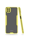 Mey İthalat®  Samsung Galaxy A22 Kılıf Platin Silikon - Sarı