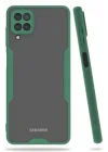 Mey İthalat®  Samsung Galaxy A22 Kılıf Platin Silikon - Yeşil