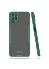 Mey İthalat®  Samsung Galaxy A22 Kılıf Platin Silikon - Yeşil