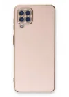 Mey İthalat®  Samsung Galaxy A22 Kılıf Volet Silikon - Pembe