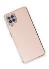Mey İthalat®  Samsung Galaxy A22 Kılıf Volet Silikon - Pembe