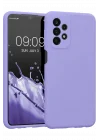Mey İthalat®  Samsung Galaxy A23 4G Kılıf First Silikon - Lila