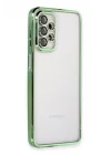 Mey İthalat®  Samsung Galaxy A23 4G Kılıf  Lensli Silikon - Yeşil