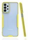 Mey İthalat®  Samsung Galaxy A23 4G Kılıf Platin Silikon - Sarı