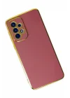 Mey İthalat®  Samsung Galaxy A23 4G Kılıf Volet Silikon - Kırmızı