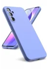 Mey İthalat®  Samsung Galaxy A24 4G Kılıf First Silikon - Lila