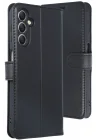 Mey İthalat®  Samsung Galaxy A24 4G Kılıf Trend S Plus Kapaklı Kılıf - Siyah