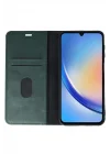 Mey İthalat®  Samsung Galaxy A24 4G Kılıf Trend S Plus Kapaklı Kılıf - Yeşil