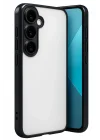 Mey İthalat®  Samsung Galaxy A24 4G Prime Kılıf  Lensli Silikon - Siyah