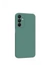 Mey İthalat®  Samsung Galaxy A25 5G Kılıf First Silikon - Koyu Yeşil