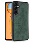 Mey İthalat®  Samsung Galaxy A26 Kılıf Aras Deri Kapak - Koyu Yeşil