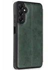 Mey İthalat®  Samsung Galaxy A26 Kılıf Flip Cover - Koyu Yeşil