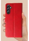 Mey İthalat®  Samsung Galaxy A26 Kılıf Trend S Plus Kapaklı Kılıf - Taba