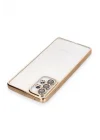 Mey İthalat®  Samsung Galaxy A33 5G Kılıf  Lensli Silikon - Gold