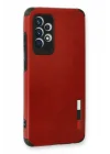 Mey İthalat®  Samsung Galaxy A33 5G Kılıf Loop Deri Silikon - Kırmızı