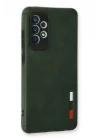 Mey İthalat®  Samsung Galaxy A33 5G Kılıf Loop Deri Silikon - Yeşil