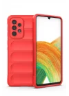 Mey İthalat®  Samsung Galaxy A33 5G Kılıf Optimum Silikon - Kırmızı