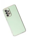Mey İthalat®  Samsung Galaxy A33 5G Kılıf Volet Silikon - Açık Yeşil