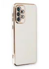 Mey İthalat®  Samsung Galaxy A33 5G Kılıf Volet Silikon - Beyaz
