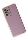 Mey İthalat®  Samsung Galaxy A33 5G Kılıf Volet Silikon - Mor