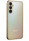 Mey İthalat®  Samsung Galaxy A34 5G Kılıf  Lensli Silikon - Gold