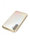 Mey İthalat®  Samsung Galaxy A34 5G Kılıf  Lensli Silikon - Gold
