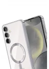 Mey İthalat®  Samsung Galaxy A35 5G Kross Magneticsafe Kapak - Titan Gri