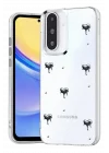 Mey İthalat®  Samsung Galaxy A36 Fiyonk Desenli Kapak - Desen 3
