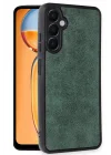 Mey İthalat®  Samsung Galaxy A36 Kılıf Aras Deri Kapak - Koyu Yeşil