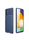Mey İthalat®  Samsung Galaxy A36 Kılıf Auto Focus Karbon Kapak - Lacivert