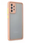 Mey İthalat®  Samsung Galaxy A52 Kılıf Montreal Silikon Kapak - Pembe