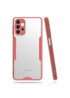 Mey İthalat®  Samsung Galaxy A52 Kılıf Platin Silikon - Pembe