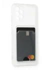 Mey İthalat®  Samsung Galaxy A53 5G Kılıf Kart Şeffaf Silikon - Şeffaf