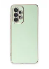 Mey İthalat®  Samsung Galaxy A53 5G Kılıf Volet Silikon - Açık Yeşil
