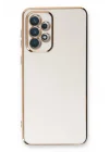 Mey İthalat®  Samsung Galaxy A53 5G Kılıf Volet Silikon - Beyaz