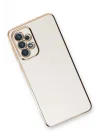 Mey İthalat®  Samsung Galaxy A53 5G Kılıf Volet Silikon - Beyaz